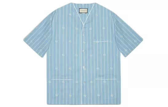 Мужская рубашка Gucci, синий