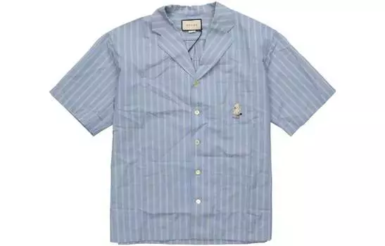 Мужская рубашка Gucci, синий