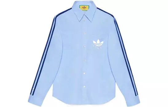 Мужская рубашка GUCCI, цвет Blue