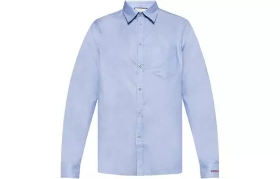 Мужская рубашка Gucci, синий