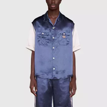 Мужская рубашка Gucci, синий