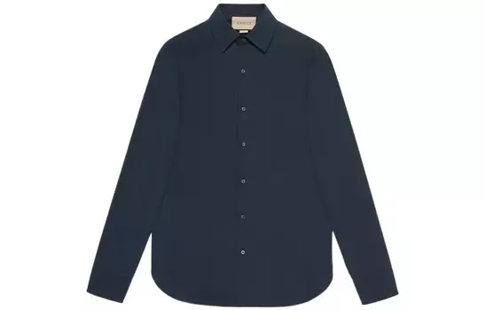 Мужская рубашка GUCCI, цвет Blue