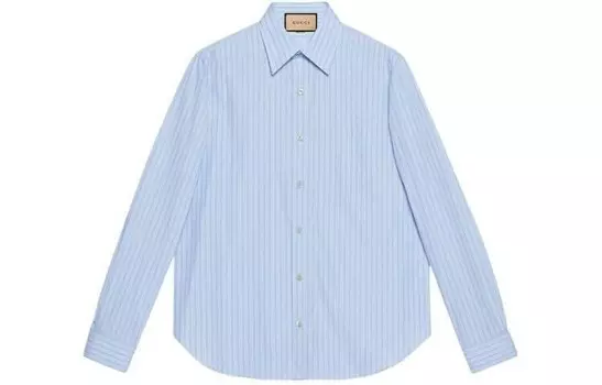 Мужская рубашка GUCCI, цвет Blue
