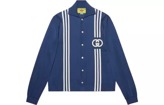 Мужская рубашка GUCCI, цвет Blue