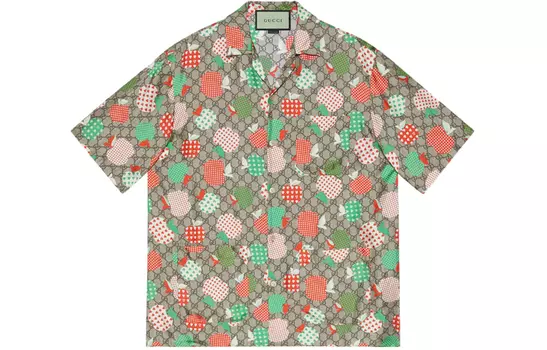 Мужская рубашка GUCCI, цвет Brown