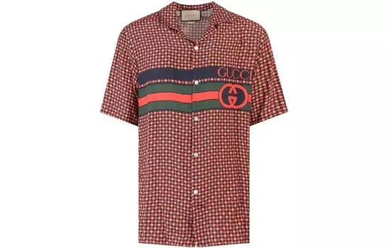Мужская рубашка GUCCI, цвет Brown