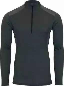 Мужская рубашка Hot Chillys из шерсти мериноса с застежкой-молнией и молнией