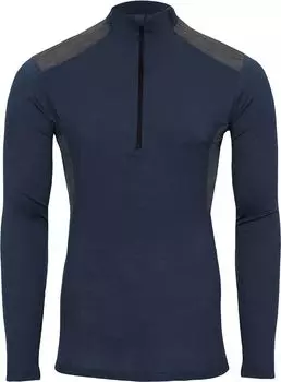 Мужская рубашка Hot Chillys из шерсти мериноса с застежкой-молнией и молнией