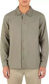 Мужская рубашка из плотной ткани Hurley Bixby с длинным рукавом