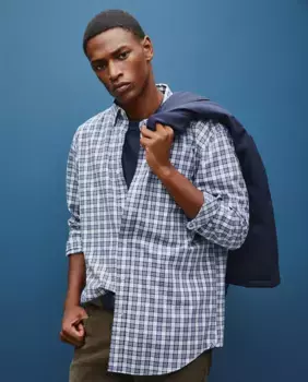 Мужская рубашка из поплина Dustin, синий