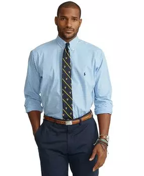 Мужская рубашка из поплина классического кроя big & tall Polo Ralph Lauren, мульти