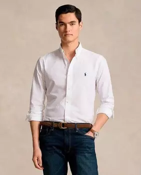 Мужская рубашка из поплина стандартного кроя Polo Ralph Lauren, белый