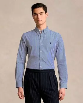 Мужская рубашка из поплина стандартного кроя Polo Ralph Lauren, синий