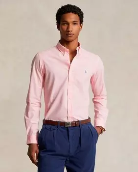 Мужская рубашка из поплина стандартного кроя Polo Ralph Lauren, розовый