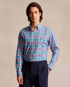 Мужская рубашка из поплина стандартного кроя Polo Ralph Lauren, мультиколор
