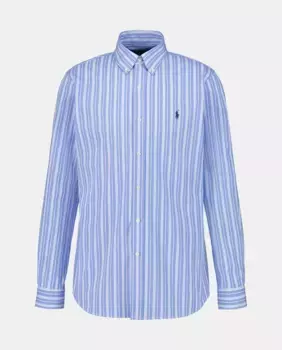 Мужская рубашка из поплина стандартного кроя Polo Ralph Lauren, цвет Azul Ultramar