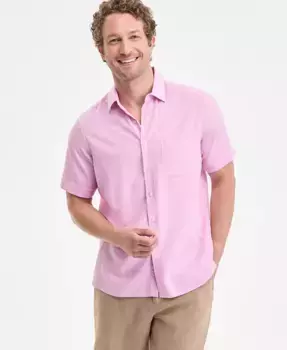 Мужская рубашка из шелка с плетением Wicker Silk Club Room, фиолетовый