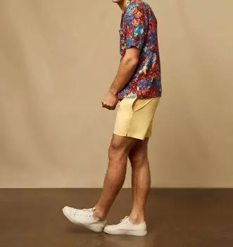 Мужская рубашка из вискозы цвета мульти Onia, мультиколор