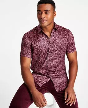 Мужская рубашка james regular с цветочным принтом ditsy print, созданная для macy's INC International Concepts