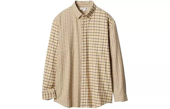 Мужская рубашка Jw Anderson Co-Branded Series цвета хаки Uniqlo, хаки