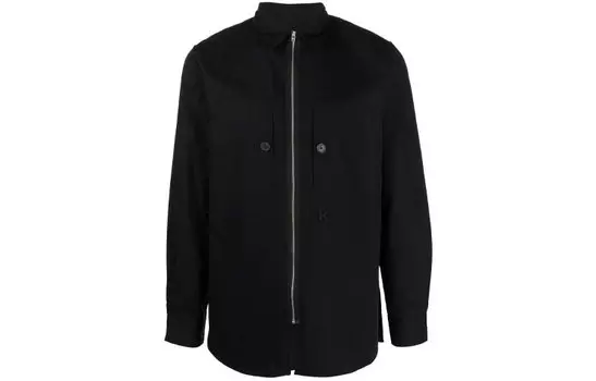 Рубашка мужская Kenzo на молнии, черный
