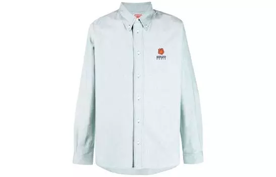 Рубашка мужская Kenzo, светло-синий