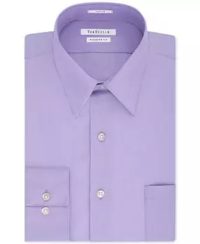 Мужская рубашка классического кроя из поплина с заостренным воротником Van Heusen