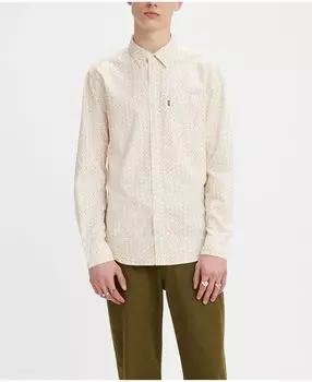 Мужская рубашка классического кроя с 1 карманом и длинным рукавом Levi's, мульти
