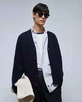 Мужская рубашка классического кроя в синюю полоску Scalpers, светло-синий