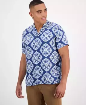 Мужская рубашка Larsen Medallion Sun + Stone, синий