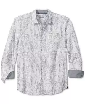 Мужская рубашка Lazlo Slate Fronds Tommy Bahama, серый