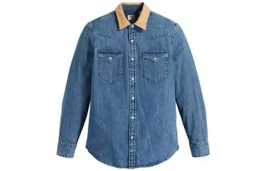 Мужская рубашка Levi's levi’s, цвет Blue