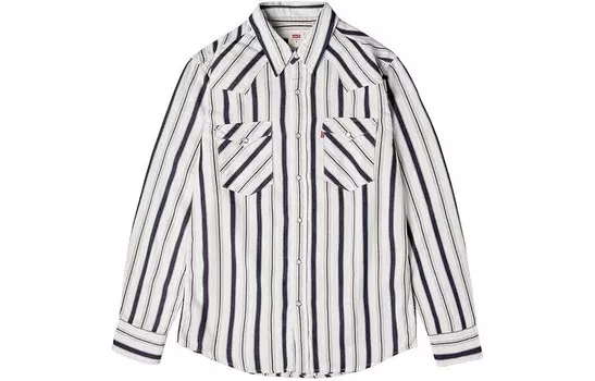 Мужская рубашка Levi's levi’s, цвет Blue with White Lettering