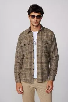 Мужская рубашка Lumberjack узкого кроя с двумя карманами Slim Fit TUDORS, смешанный