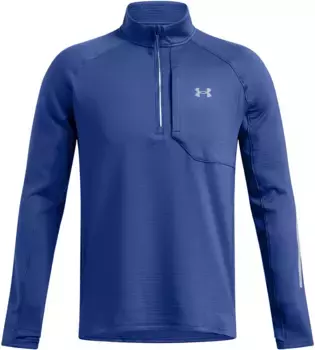 Мужская рубашка на молнии 1/2 Under Armour, запуск Elite Cold Weather, цвет Tech Blue/Reflective