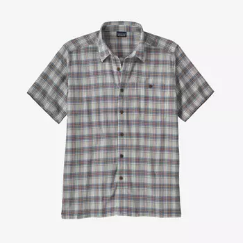 Мужская рубашка на пуговицах A/C Patagonia, цвет Breezy Plaid: Steam Blue