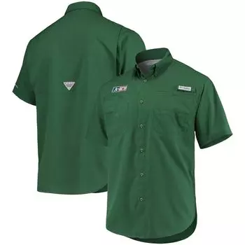 Мужская рубашка на пуговицах Columbia Green Oakland Athletics Americana Tamiami Omni-Shade