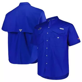 Мужская рубашка на пуговицах Columbia Royal Florida Gators Big & Tall Bonehead