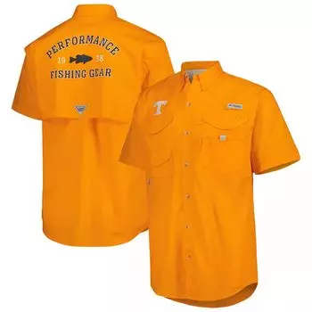 Мужская рубашка на пуговицах Columbia Tennessee Orange Tennessee Volunteers Bonehead