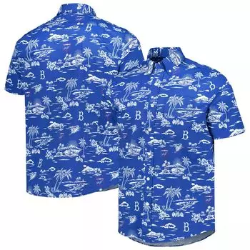 Мужская рубашка на пуговицах Reyn Spooner Blue Los Angeles Dodgers Kekai