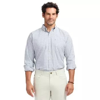 Мужская рубашка на пуговицах с длинным рукавом IZOD Performance Comfort, цвет Quarry