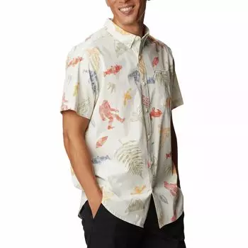 Мужская рубашка на пуговицах с принтом Columbia Rapid Rivers