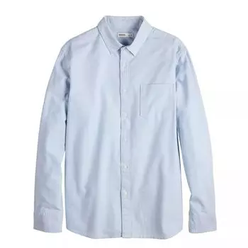 Мужская рубашка на пуговицах Sonoma Goods For Life идеальной длины