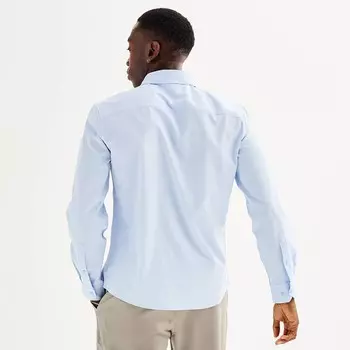 Мужская рубашка на пуговицах свободного кроя FLX Slim Performance, цвет Blue Beauty