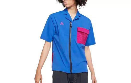 Мужская рубашка Nike, цвет Blue