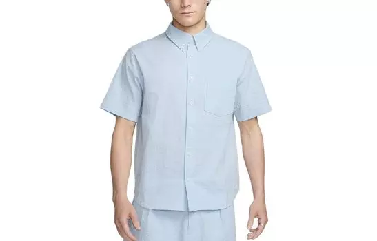 Мужская рубашка Nike, цвет Blue