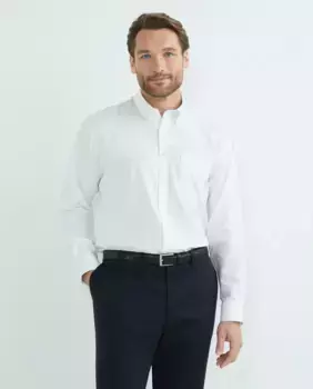 Мужская рубашка Non Iron больших размеров Rushmore, белый