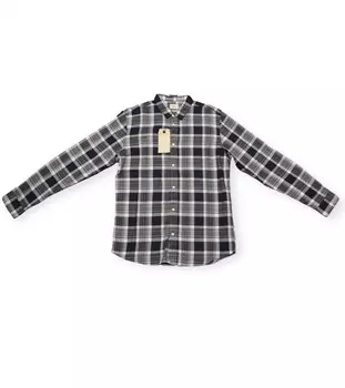 Мужская рубашка Onetatc с длинным рукавом в ореховую клетку SELECTED