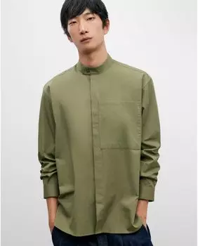 Мужская рубашка оверсайз с воротником-стойкой Adolfo Dominguez