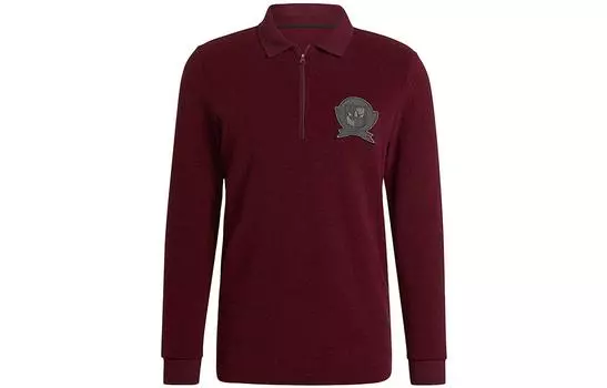 Мужская рубашка-поло Adidas Originals, цвет Burgundy